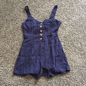 Navy romper